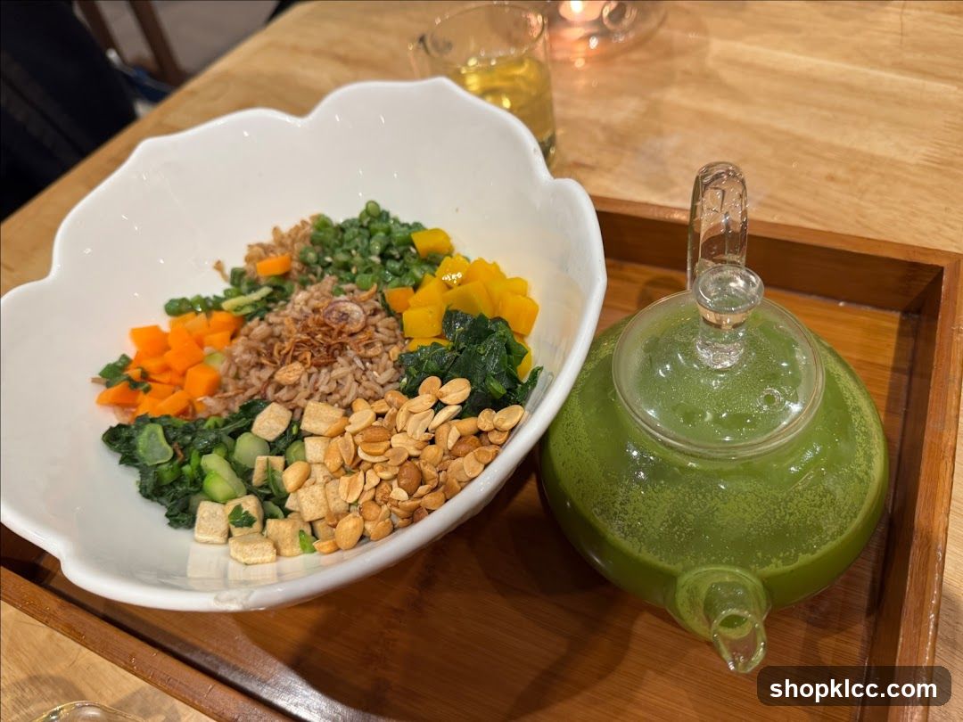 Healthy Bowl with Tea