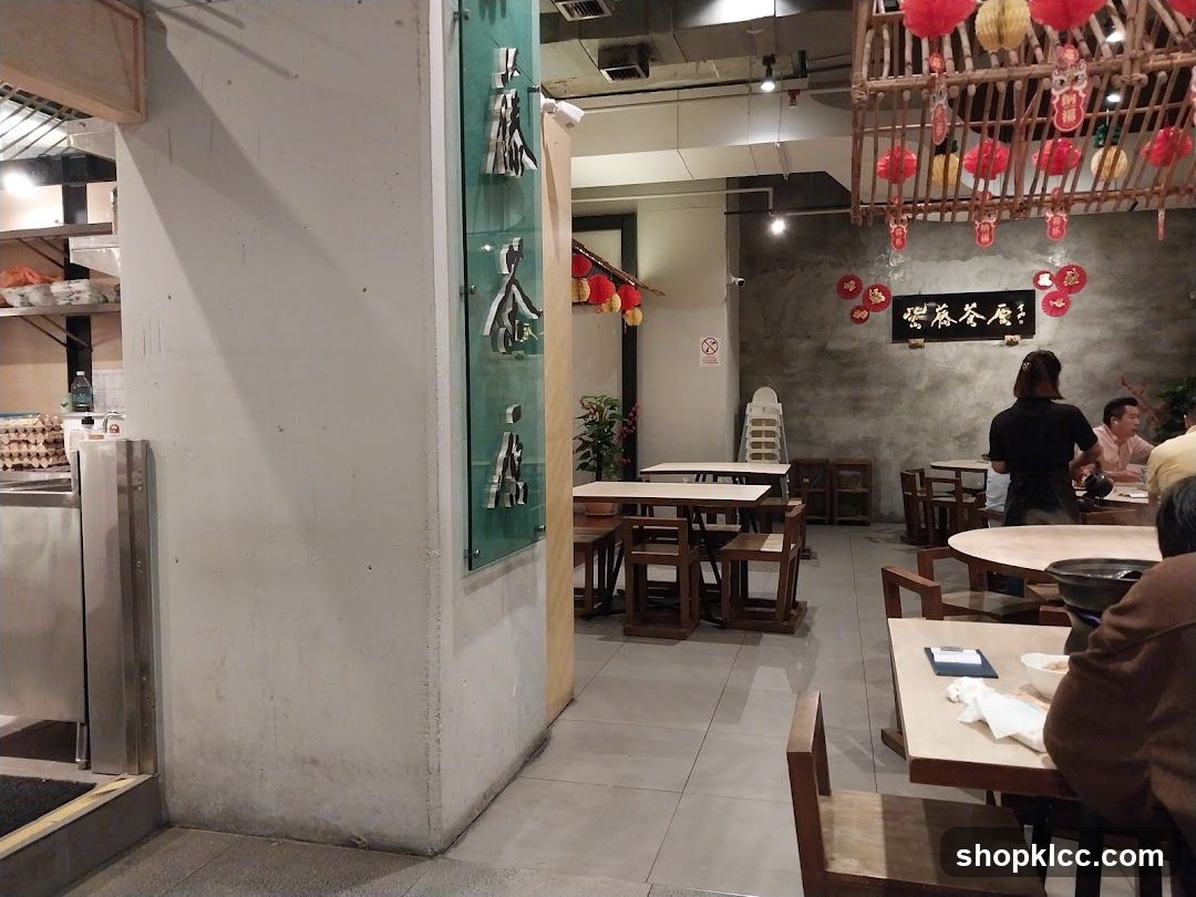 Restaurant Interior with Seating and Decor