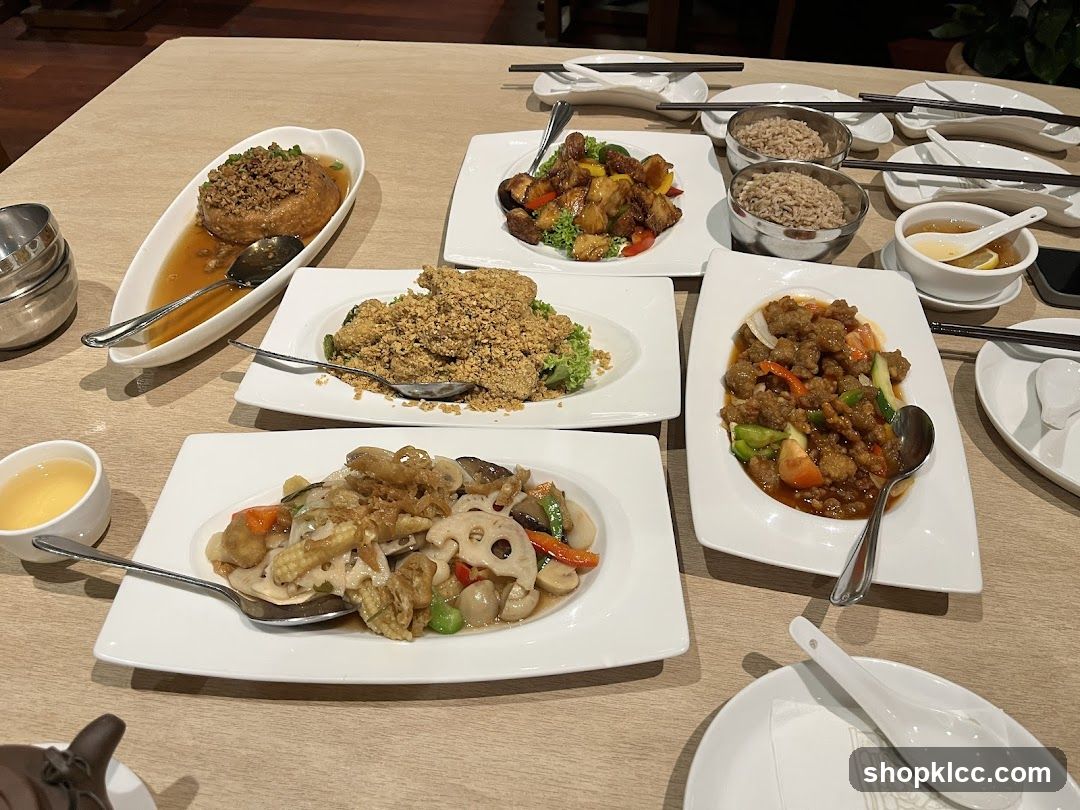 Chinese Food Spread