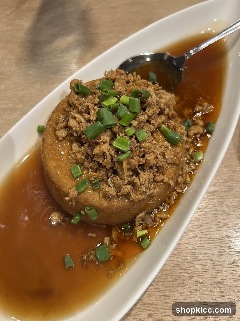 Braised Tofu with Minced Meat