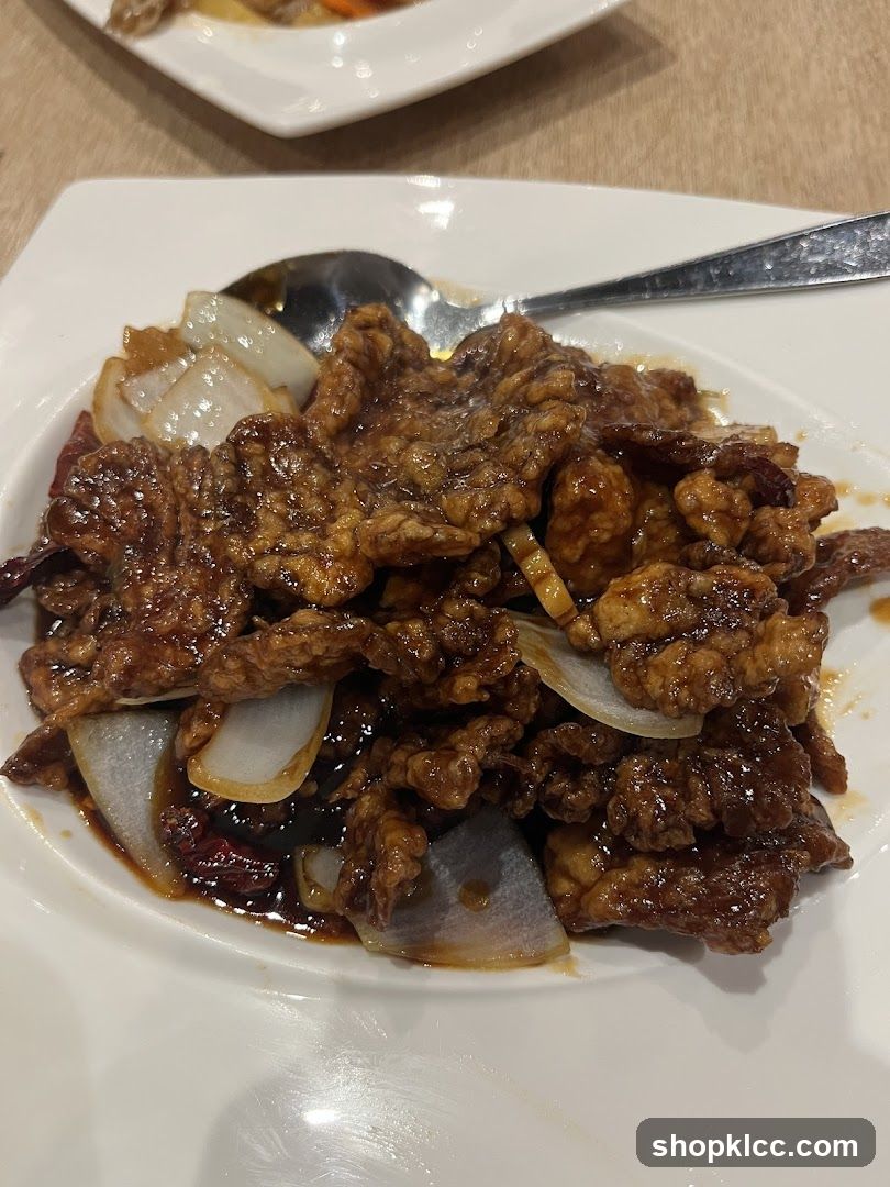 Crispy Beef with Onions
