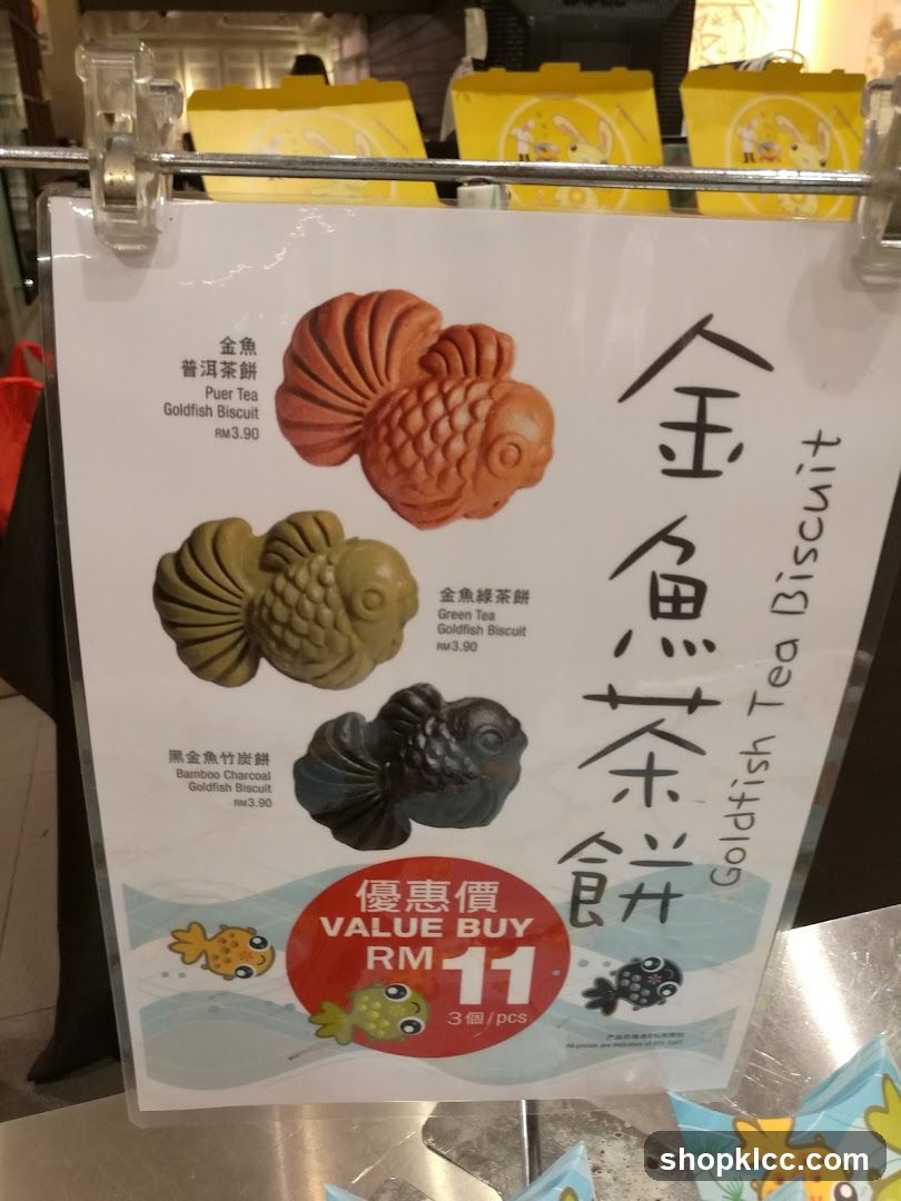 Goldfish Tea Biscuit Menu