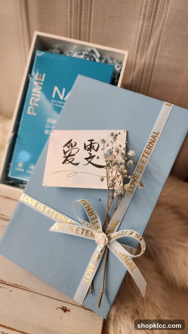 Gift Box with Ribbon and Card