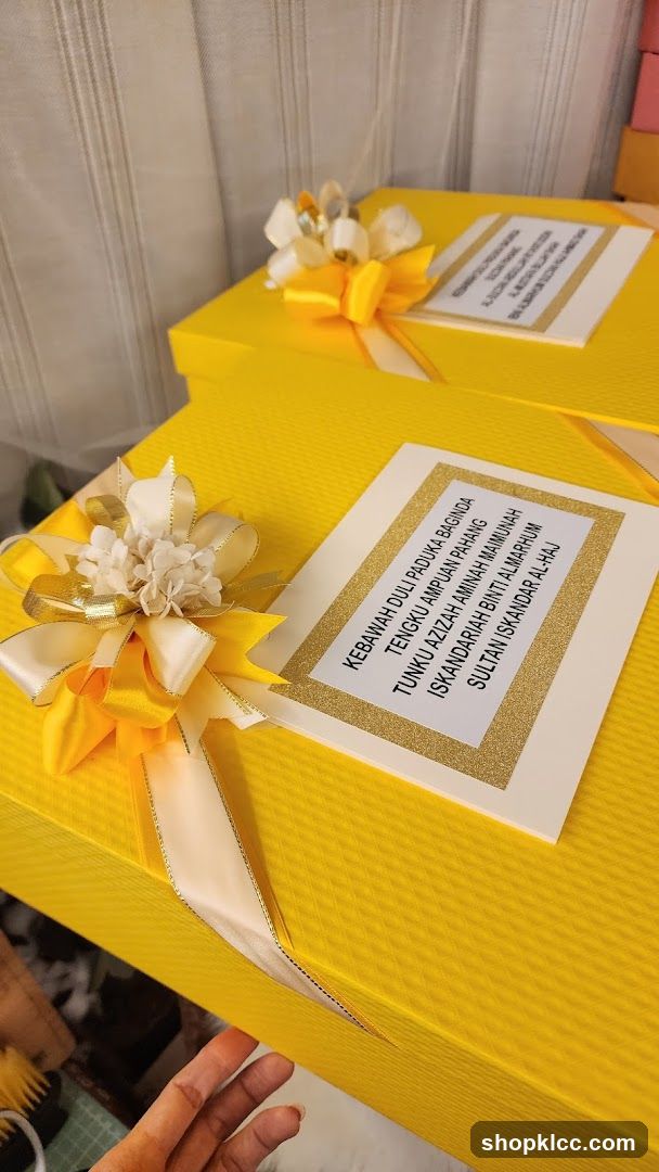 Gift Boxes with Ribbons and Cards