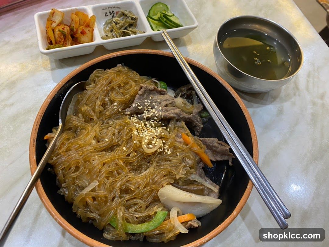 Korean Glass Noodle Dish