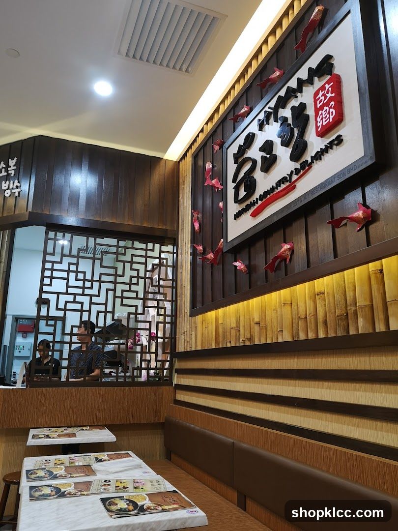 Korean Restaurant Interior