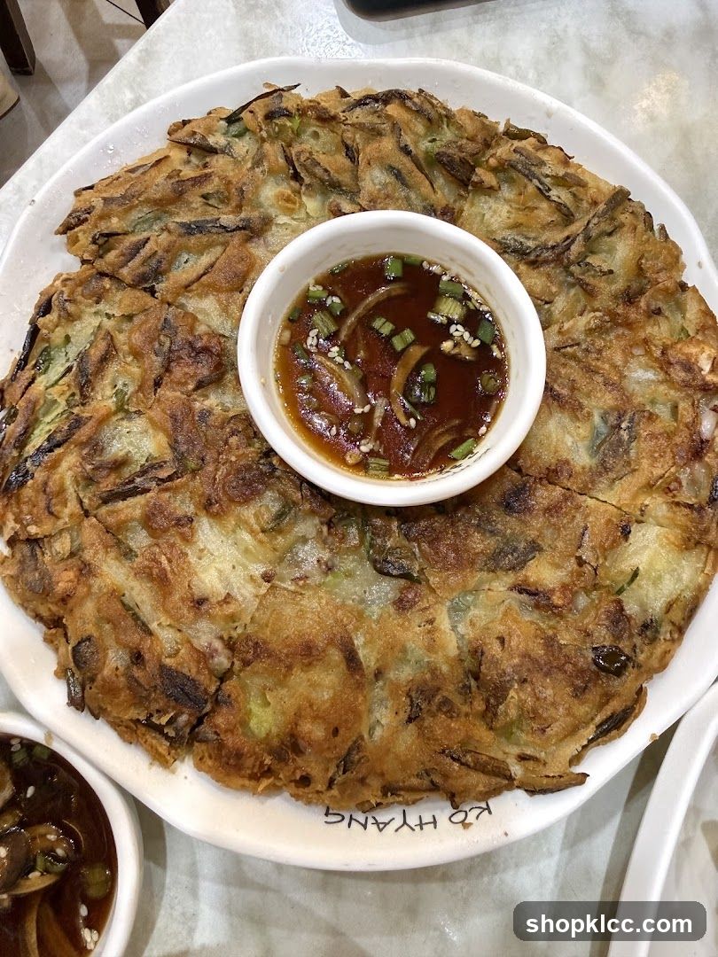 Korean Pancake with Dipping Sauce