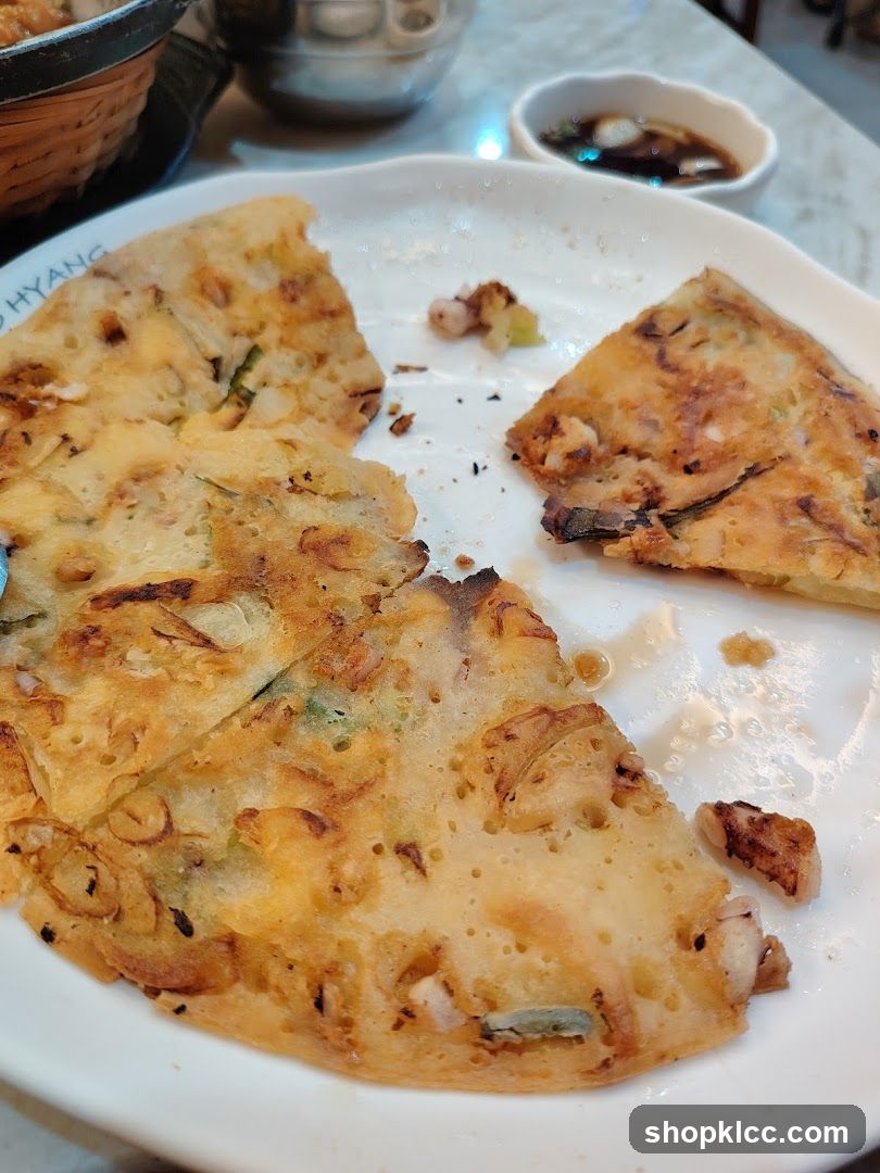 Korean Pancake with Seafood