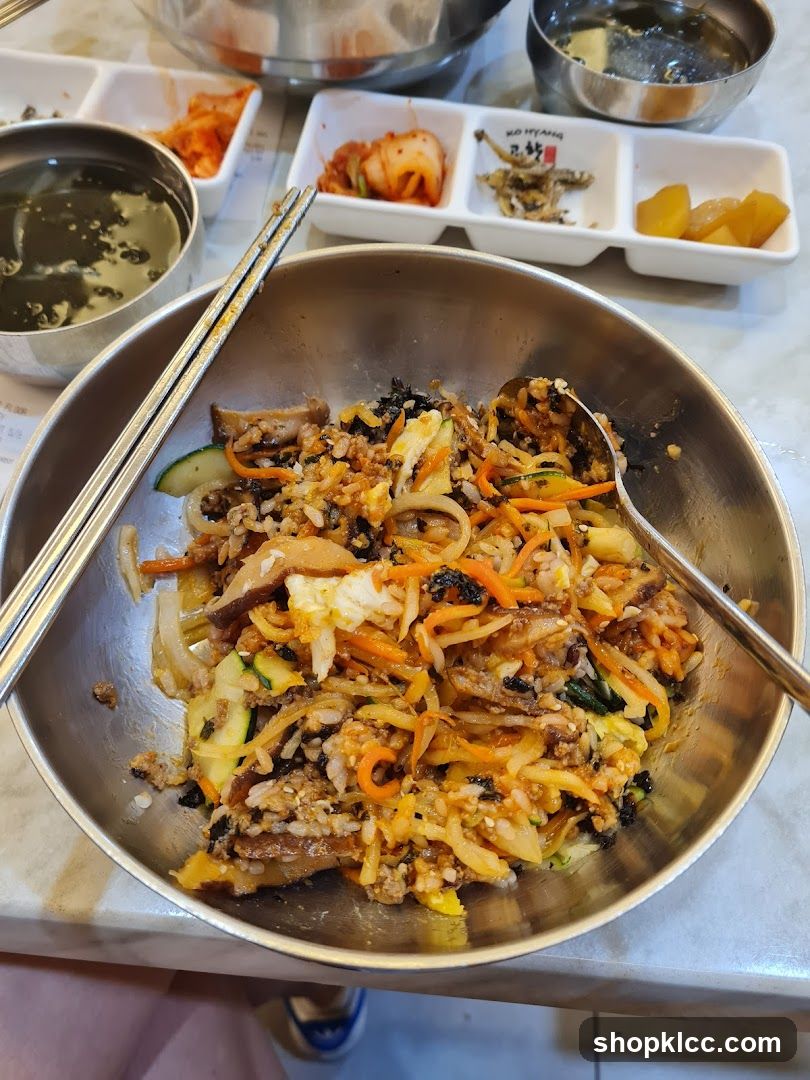 Bibimbap with Side Dishes
