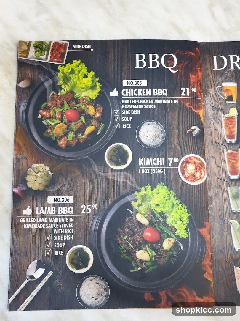 BBQ Menu