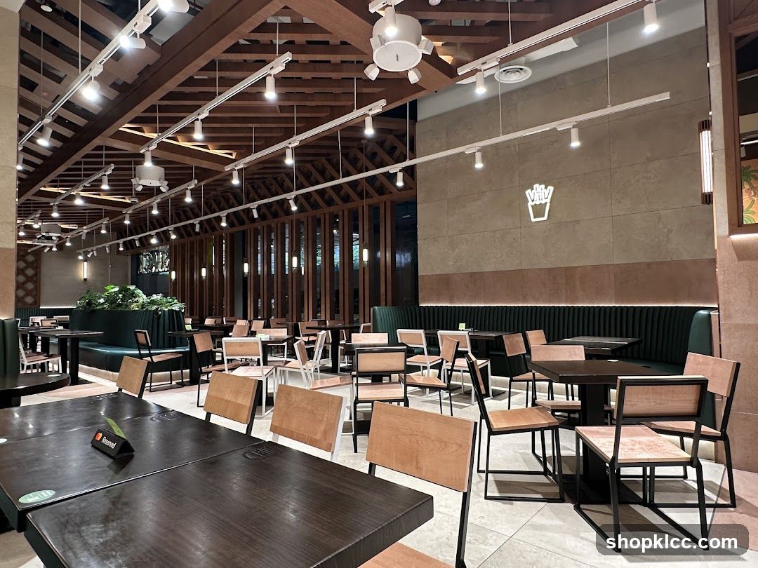 Restaurant Interior with Modern Seating