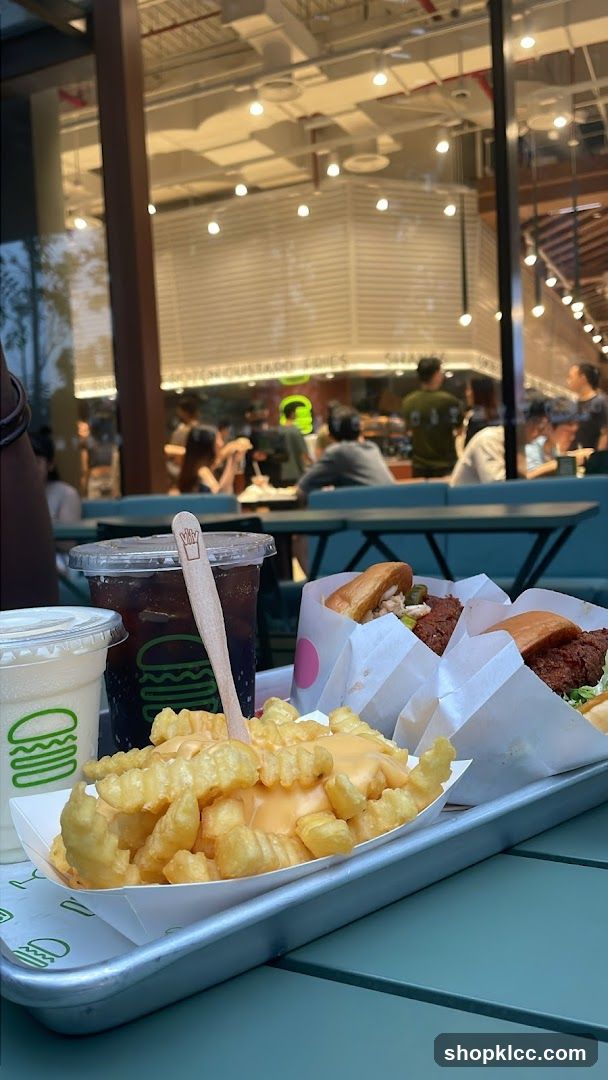 Burgers, Fries, and Drinks