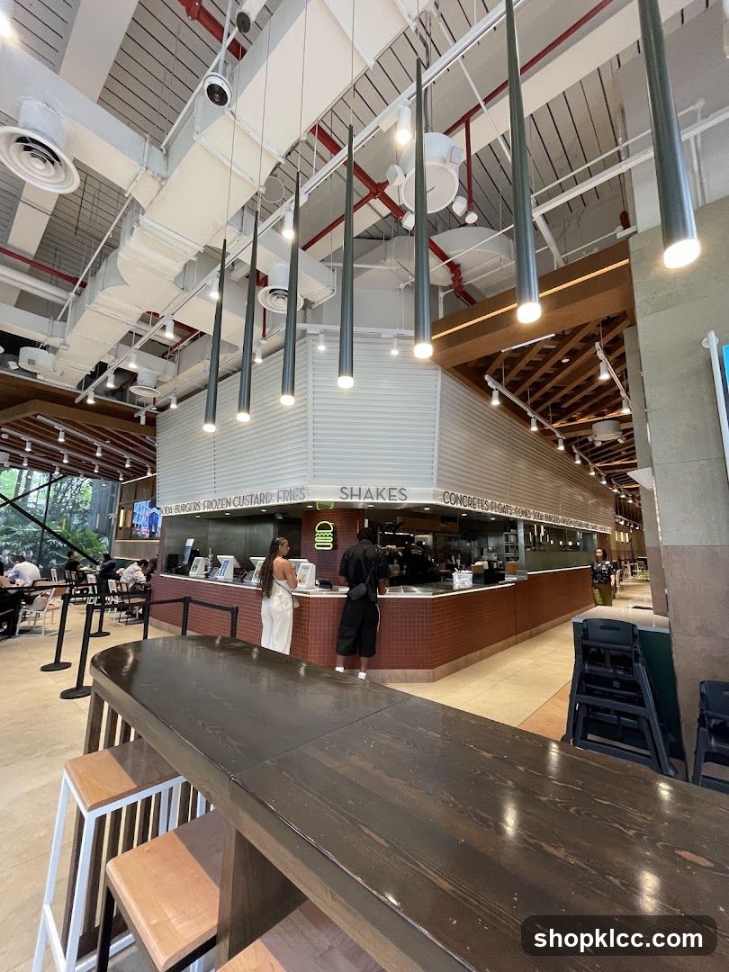 Modern Fast Food Restaurant Interior