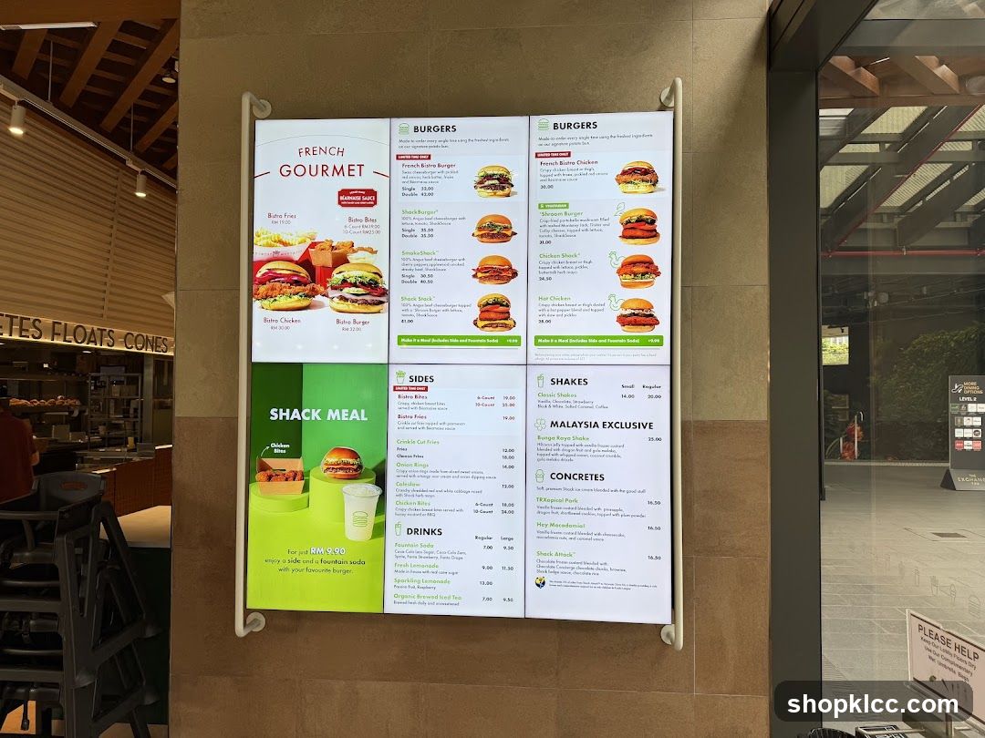 French Gourmet Burgers & Shack Meal Menu