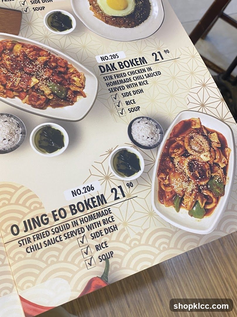 Menu Items