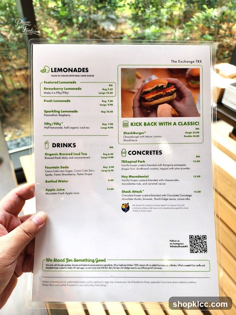 The Exchange TRX Menu
