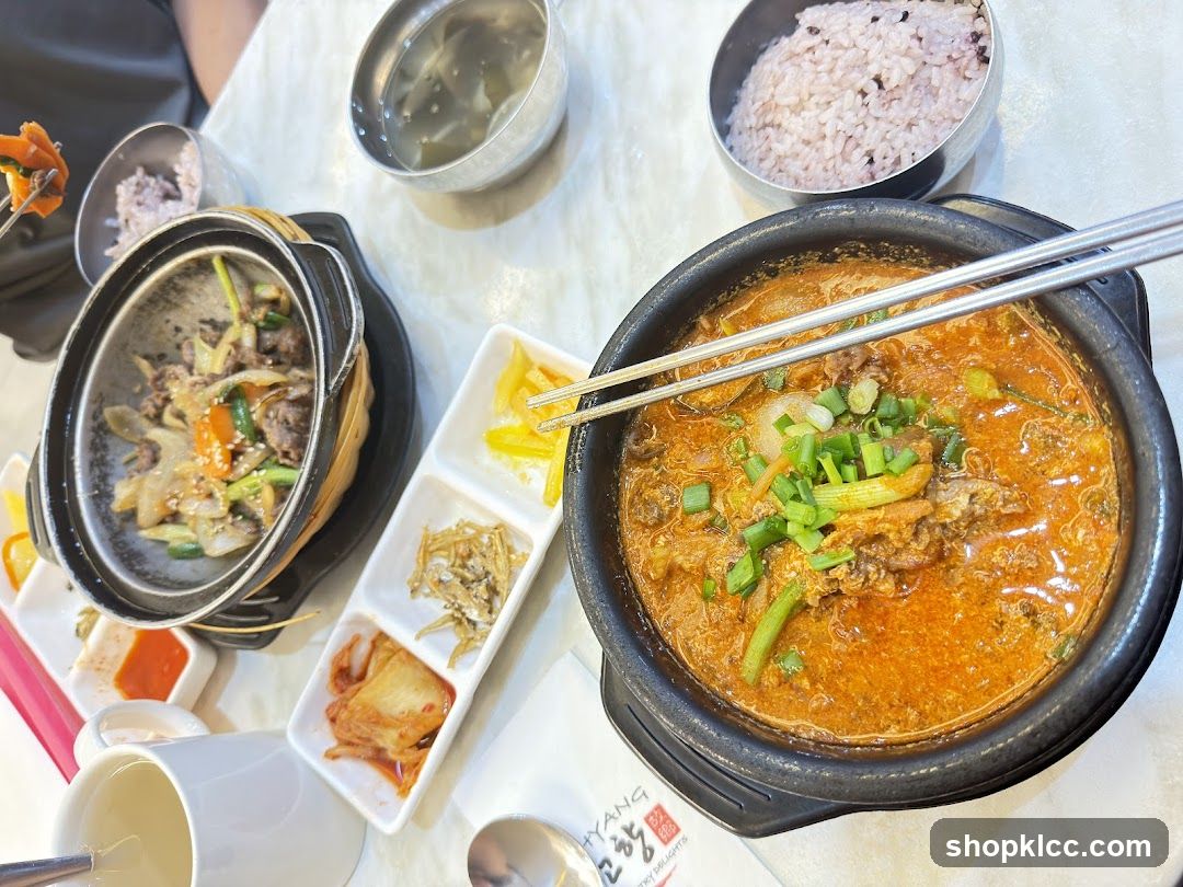 Korean Food Spread