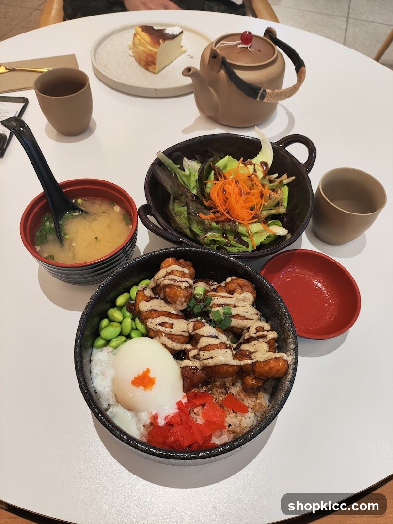 Japanese Meal with Dessert