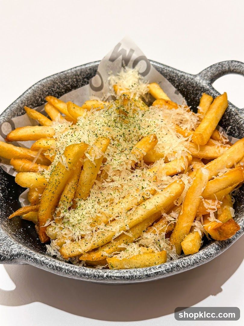French Fries with Cheese and Herbs