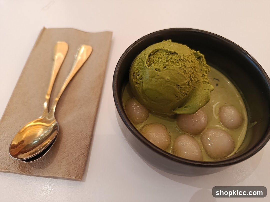 Matcha Ice Cream Dessert