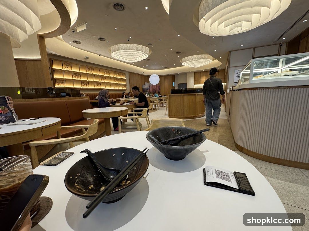 Restaurant Interior with Diners
