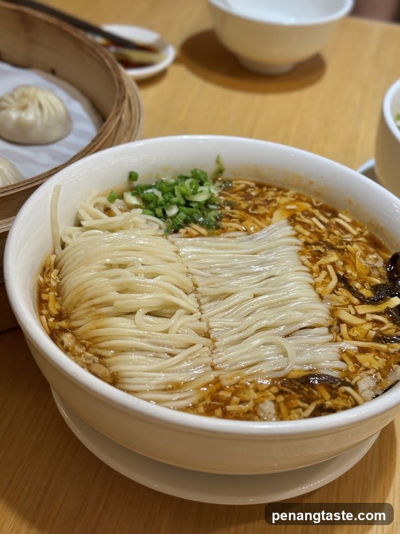 Noodle Soup with Dumplings