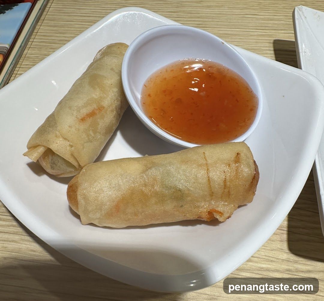 Spring Rolls with Sweet Chili Sauce