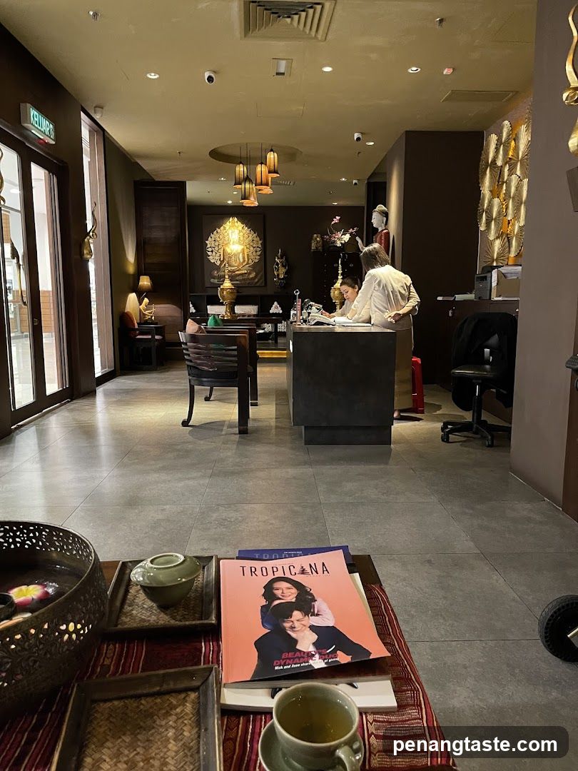 Spa Reception Area
