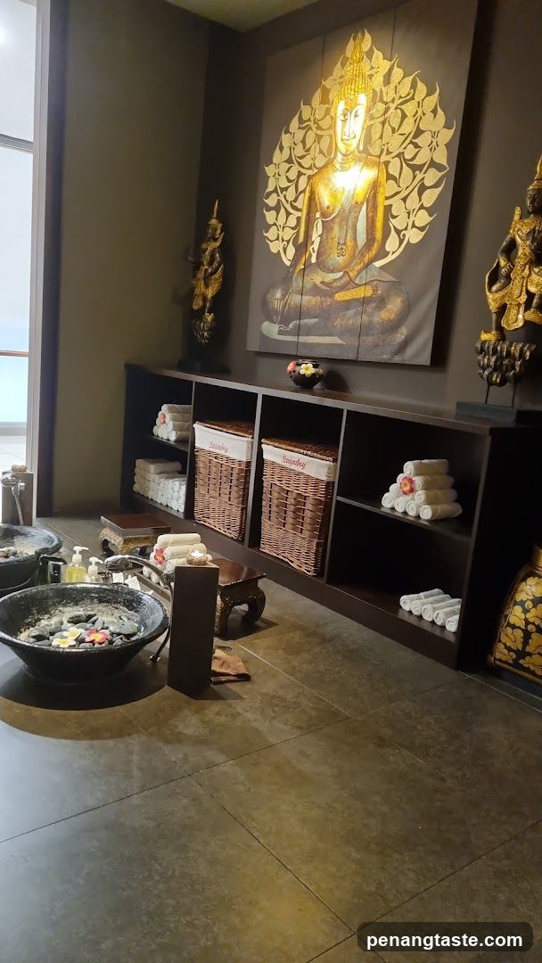 Spa Foot Soak Area