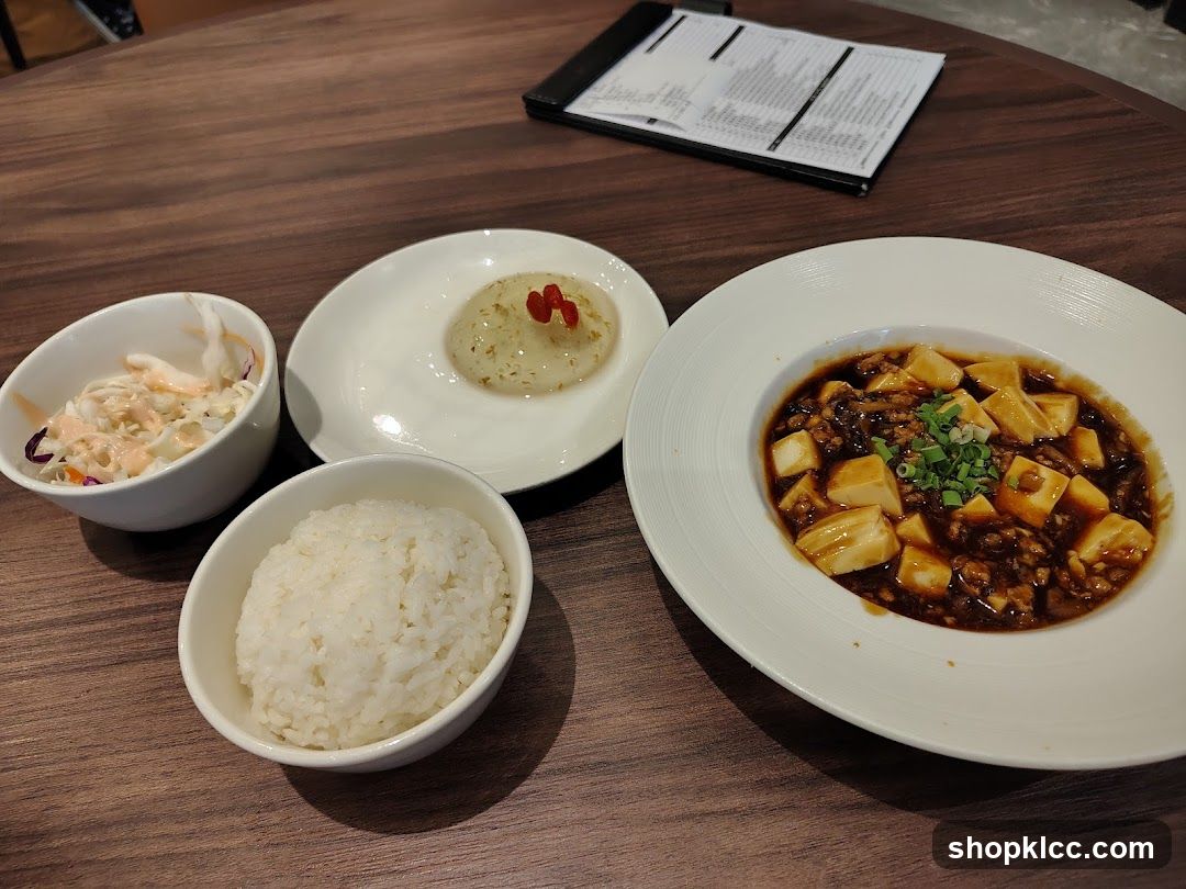 Mapo Tofu Meal