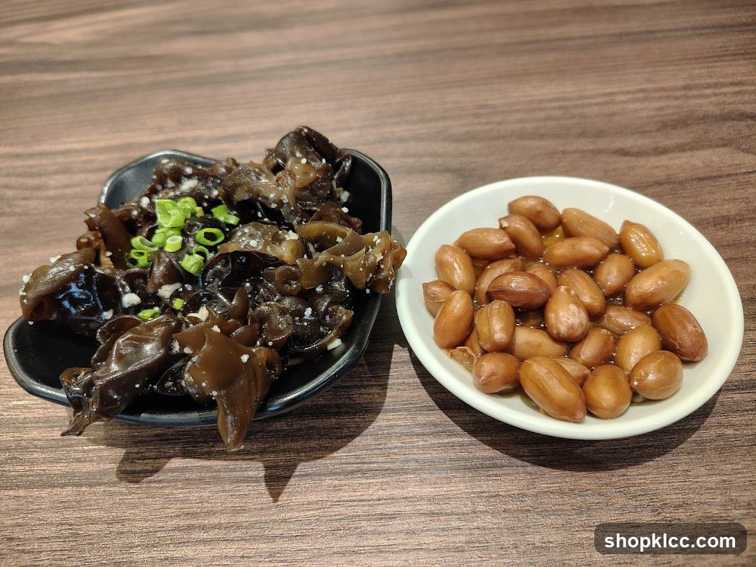 Wood Ear Mushroom and Peanuts