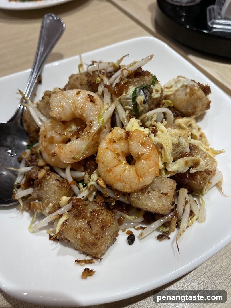 Shrimp and Taro Cake Stir-fry