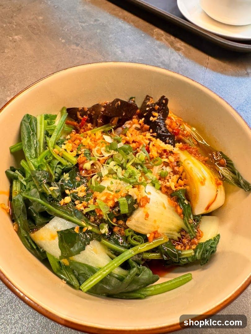 Stir-fried Greens with Garlic and Chili