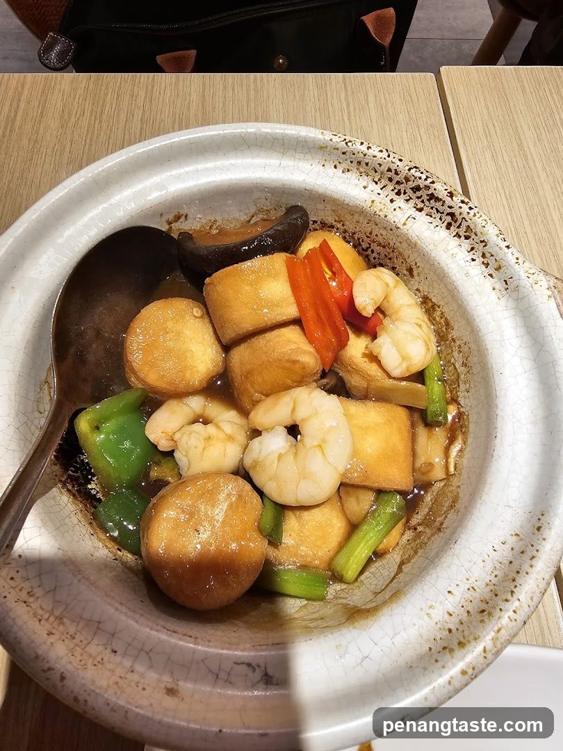 Tofu and Shrimp Casserole