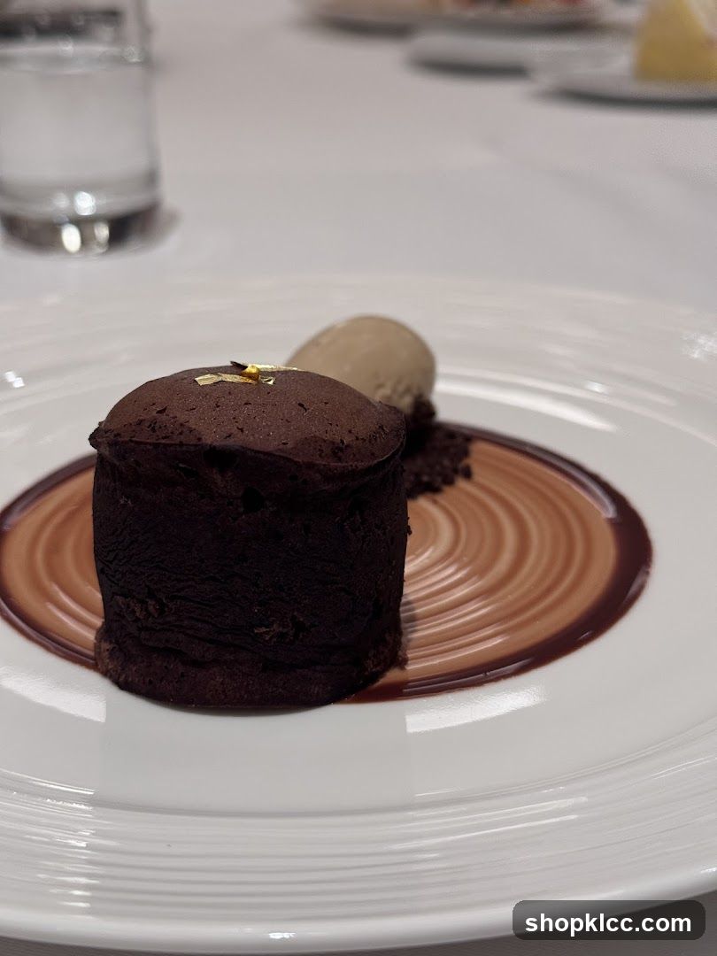 Chocolate Lava Cake with Ice Cream