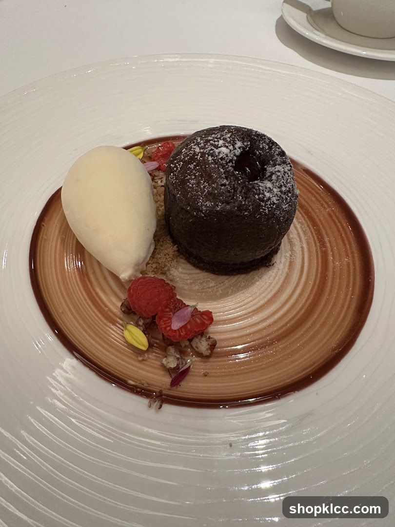 Chocolate Lava Cake with Ice Cream