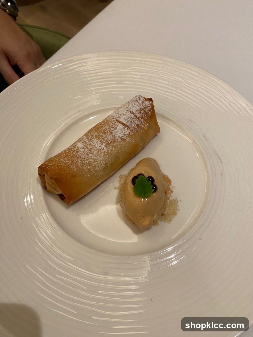 Dessert with Ice Cream