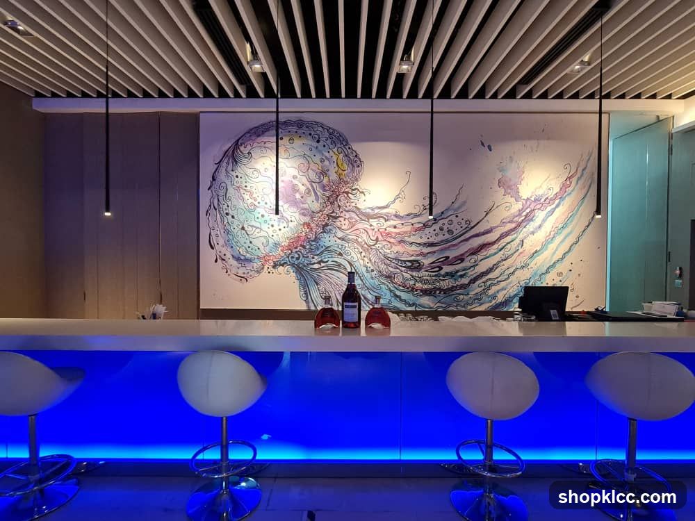 Bar with Jellyfish Mural