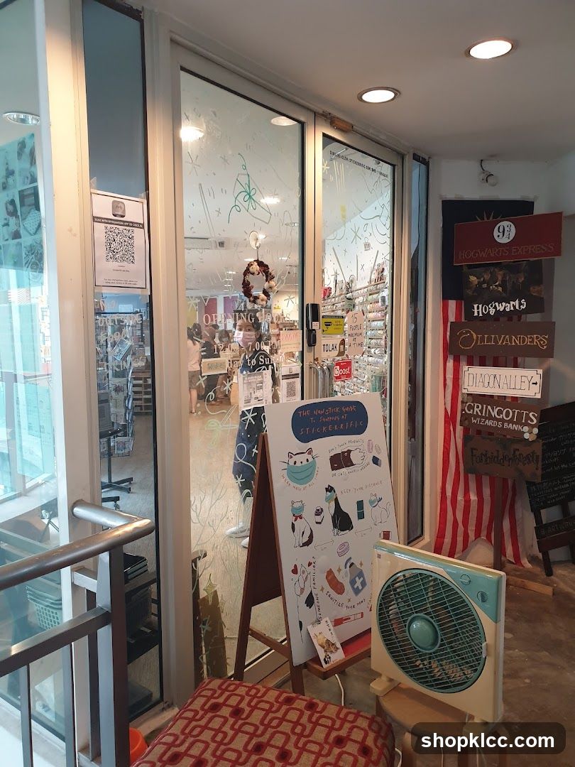 Sticker Shop Entrance