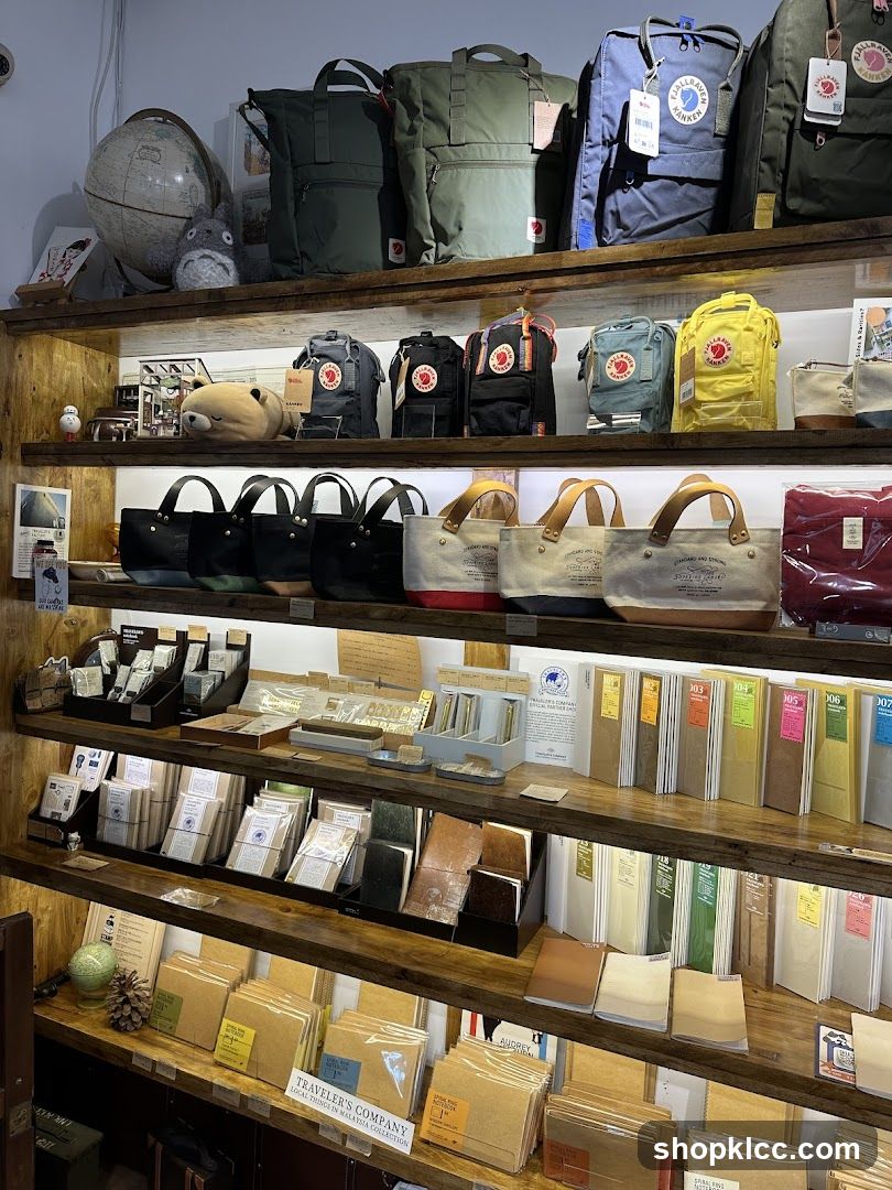 Store Interior with Bags and Stationery