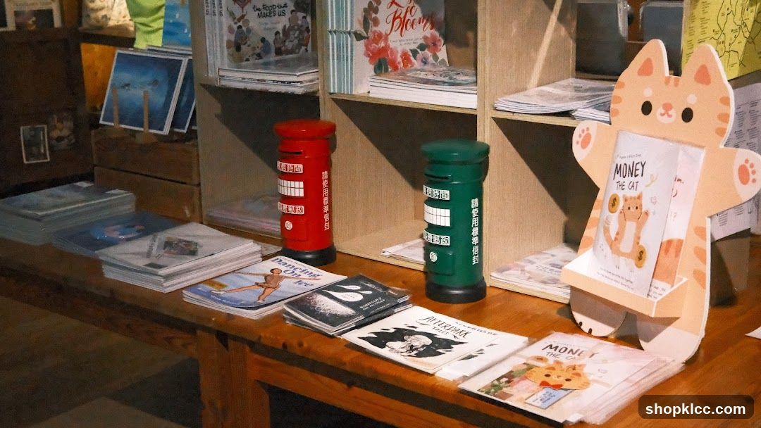 Books and decorative items on a shelf