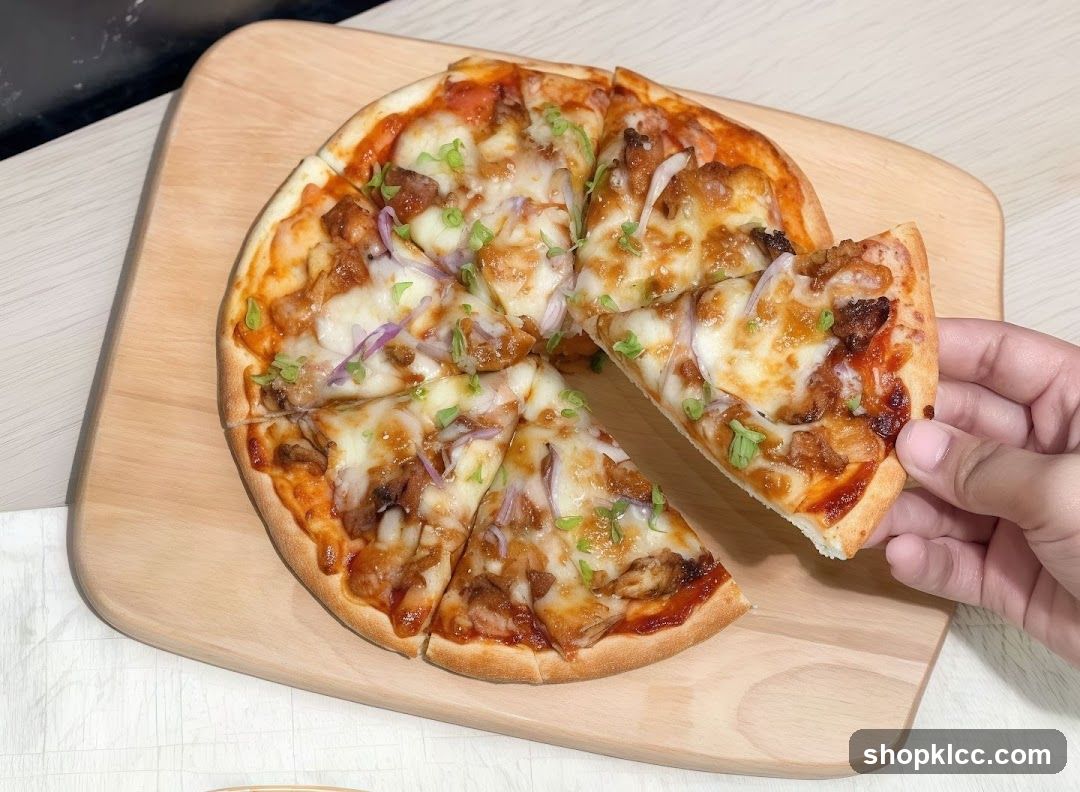 Barbecue Chicken Pizza Slice