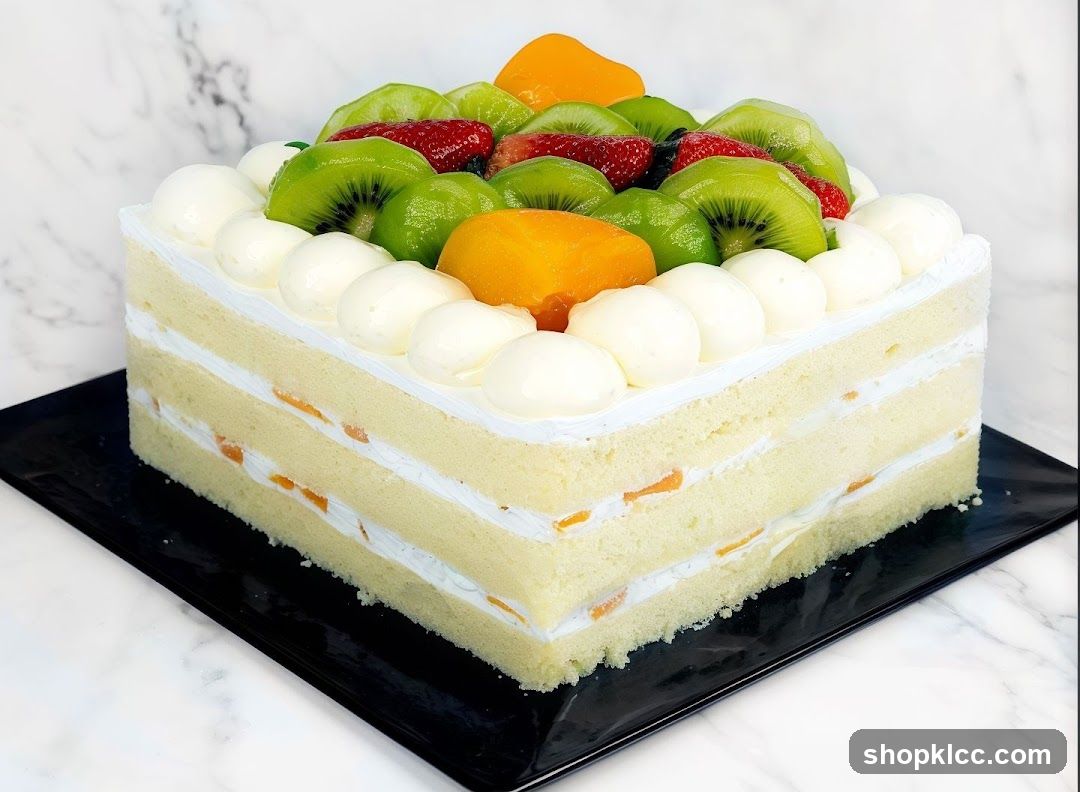 Square Fruit Cake