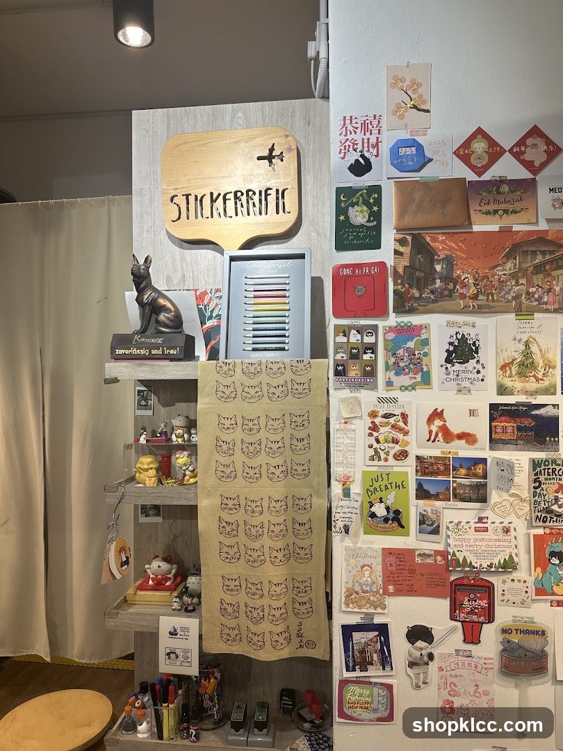 Sticker Shop Display