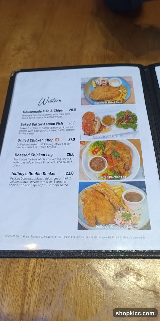 Western Menu