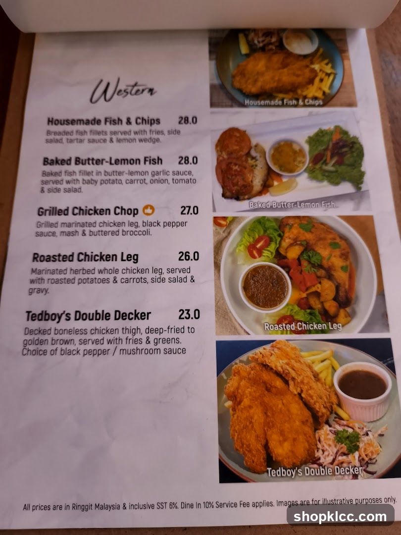 Western Menu