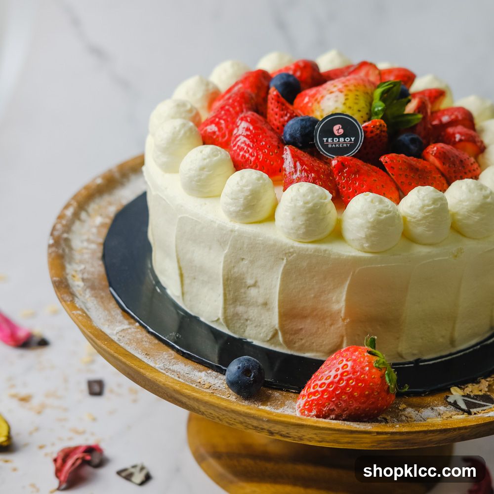 Strawberry and Blueberry Cake