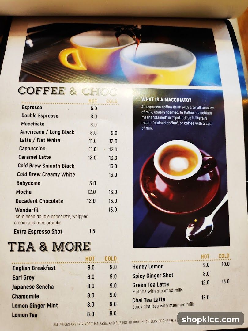 Coffee & Choc / Tea & More