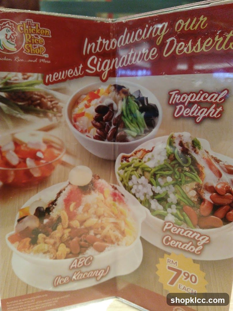 Dessert Menu