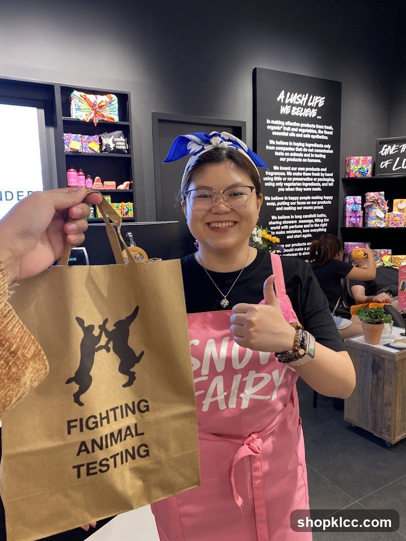 Lush Cosmetics Store Employee